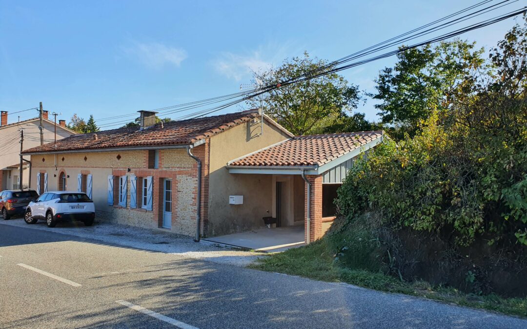 RENOVATION ET EXTENSION D&rsquo;UNE MAISON LAURAGAISE